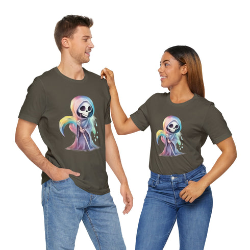 Cute Colorful Reaper - Short Sleeve Tee